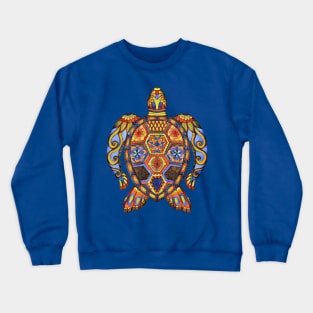 Colorful Sea Turtle Art Crewneck Sweatshirt